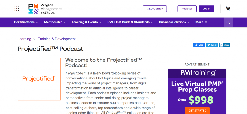 Projektmanagement-Podcasts Projectified